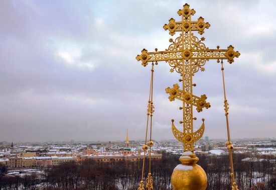 Restauration of Church of the Savior on Blood in St. Petersburg