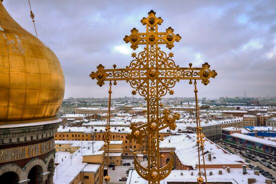 Restauration of Church of the Savior on Blood in St. Petersburg