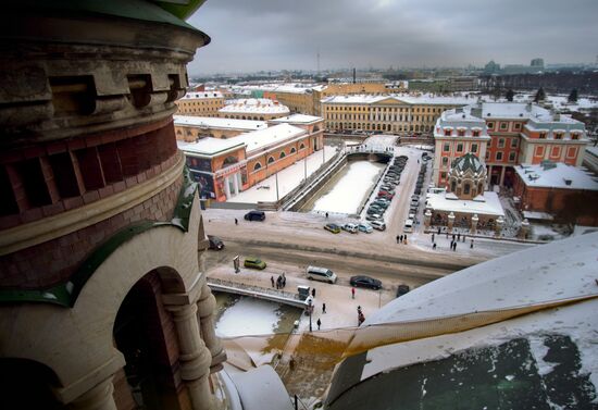 Restauration of Church of the Savior on Blood in St. Petersburg