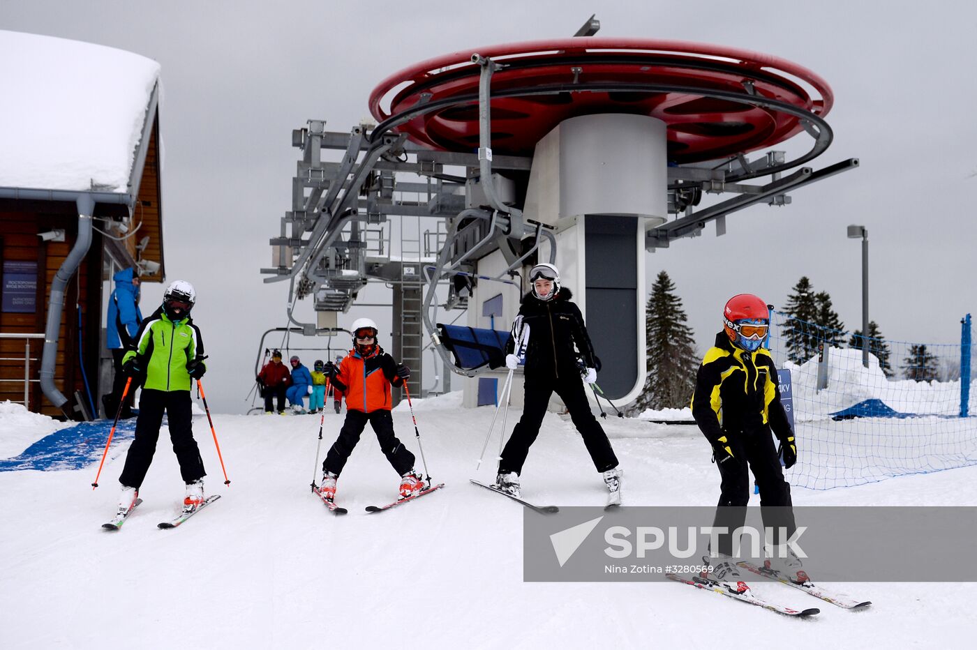 Gazprom alpine tourist center in Sochi