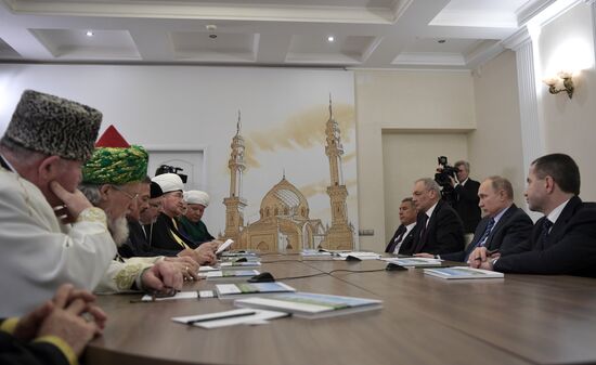 Russian President Vladimir Putin makes working visit to Tatarstan