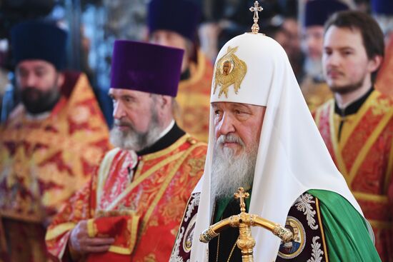 Patriarch holds service on Russian Students' Day