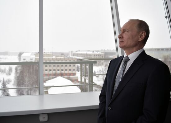 Russian President Vladimir Putin makes working visit to Tatarstan