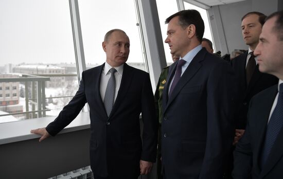 Russian President Vladimir Putin makes working visit to Tatarstan