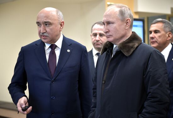 Russian President Vladimir Putin makes working visit to Tatarstan