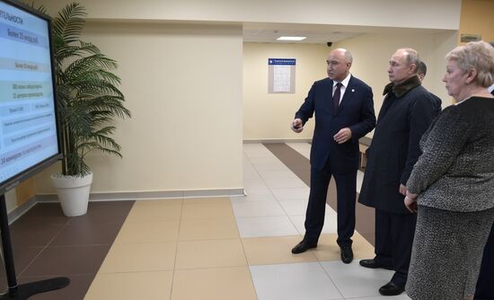 Russian President Vladimir Putin makes working visit to Tatarstan