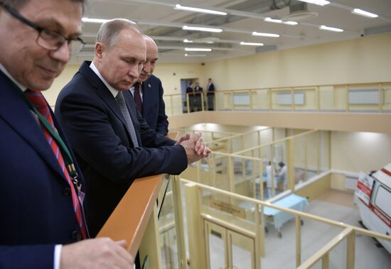 Russian President Vladimir Putin makes working visit to Tatarstan