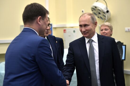 Russian President Vladimir Putin makes working visit to Tatarstan
