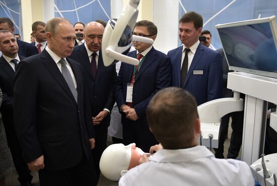 Russian President Vladimir Putin makes working visit to Tatarstan