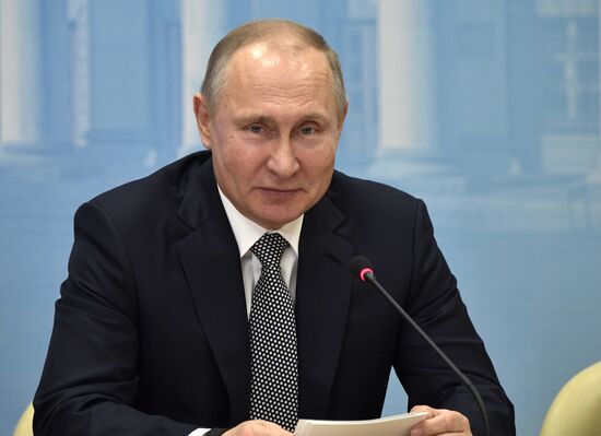 Russian President Vladimir Putin makes working visit to Tatarstan
