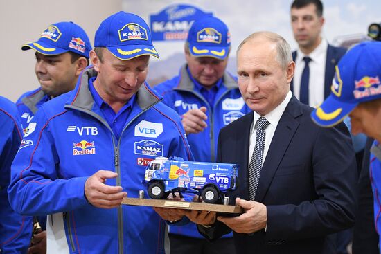 Russian President Vladimir Putin makes working visit to Tatarstan