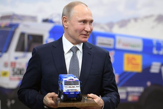 Russian President Vladimir Putin makes working visit to Tatarstan
