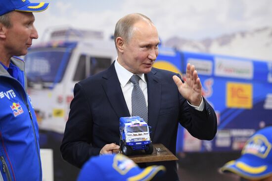 Russian President Vladimir Putin makes working visit to Tatarstan