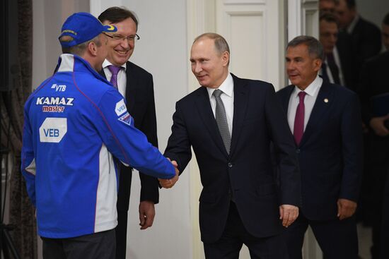 Russian President Vladimir Putin makes working visit to Tatarstan