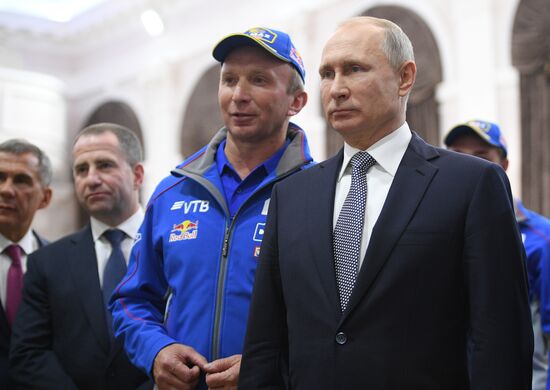 Russian President Vladimir Putin makes working visit to Tatarstan