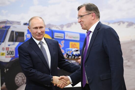 Russian President Vladimir Putin makes working visit to Tatarstan