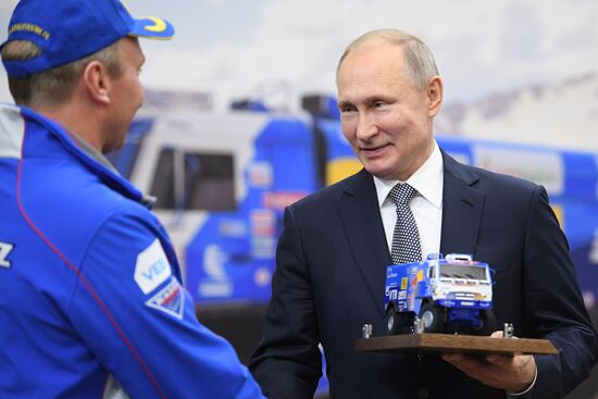 Russian President Vladimir Putin makes working visit to Tatarstan