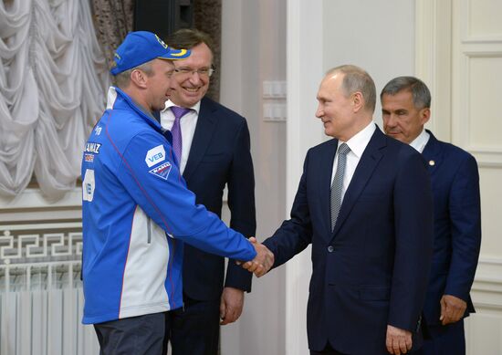 Russian President Vladimir Putin makes working visit to Tatarstan