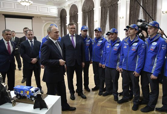Russian President Vladimir Putin makes working visit to Tatarstan