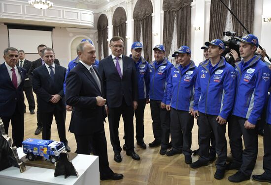 Russian President Vladimir Putin makes working visit to Tatarstan