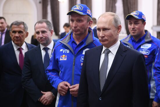 Russian President Vladimir Putin makes working visit to Tatarstan