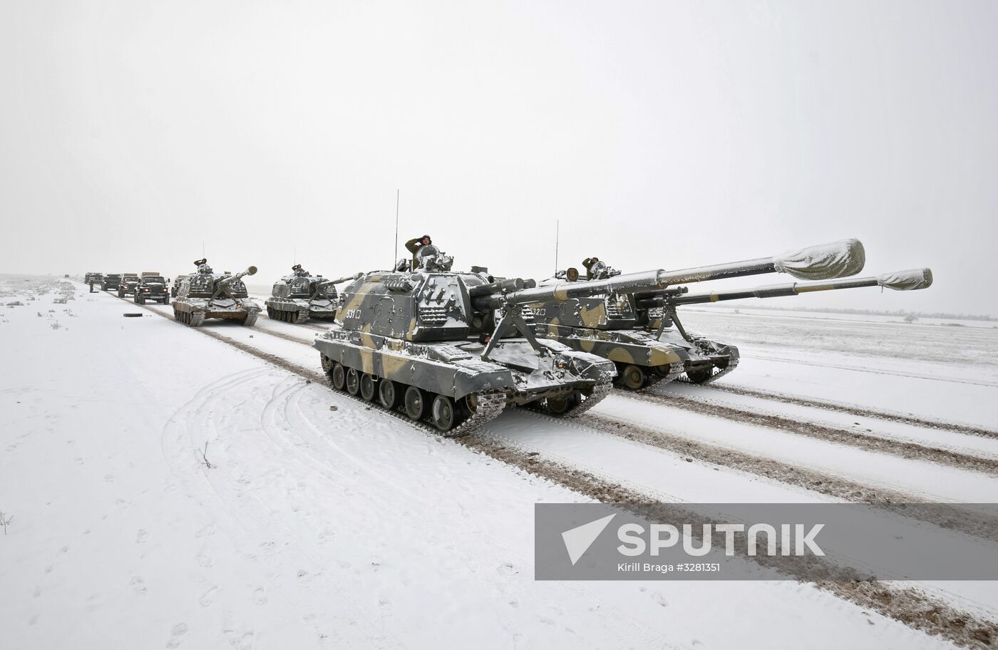 Rehearsal of parade for 75th anniversary of Battle for Stalingrad
