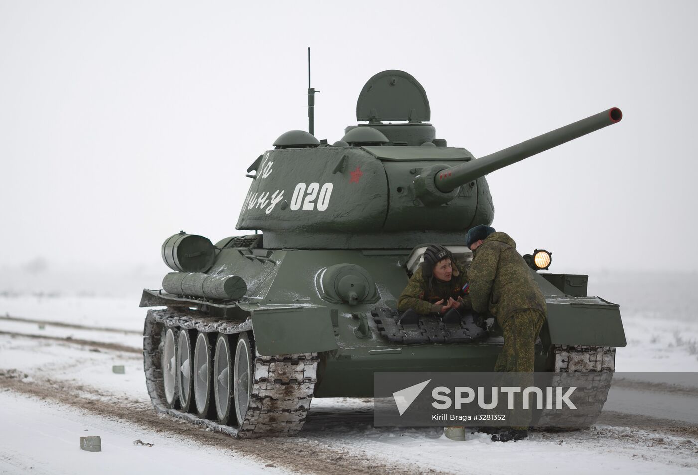 Rehearsal of parade for 75th anniversary of Battle for Stalingrad