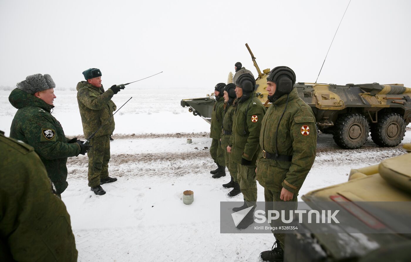 Rehearsal of parade for 75th anniversary of Battle for Stalingrad