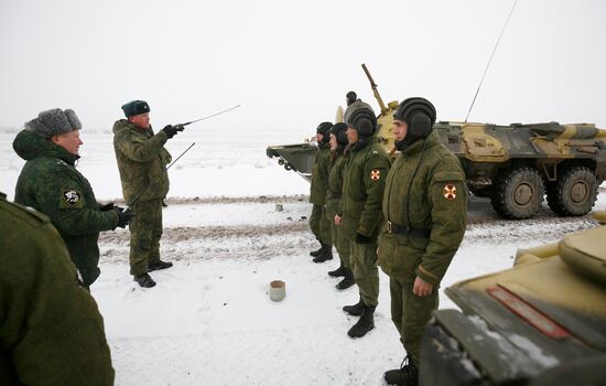 Rehearsal of parade for 75th anniversary of Battle for Stalingrad
