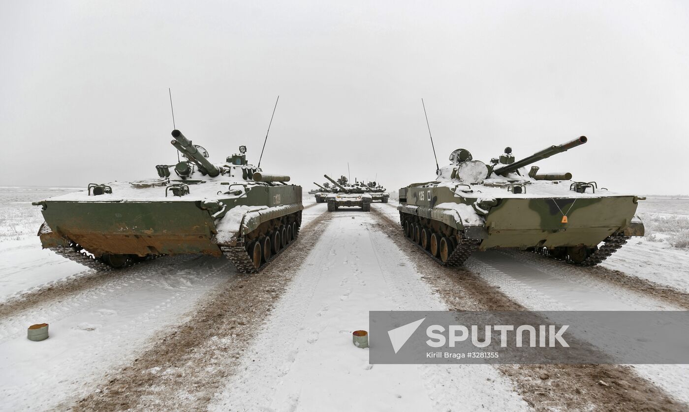 Rehearsal of parade for 75th anniversary of Battle for Stalingrad