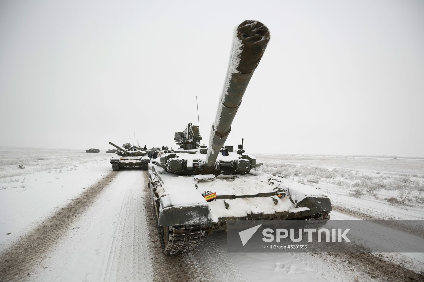 Rehearsal of parade for 75th anniversary of Battle for Stalingrad