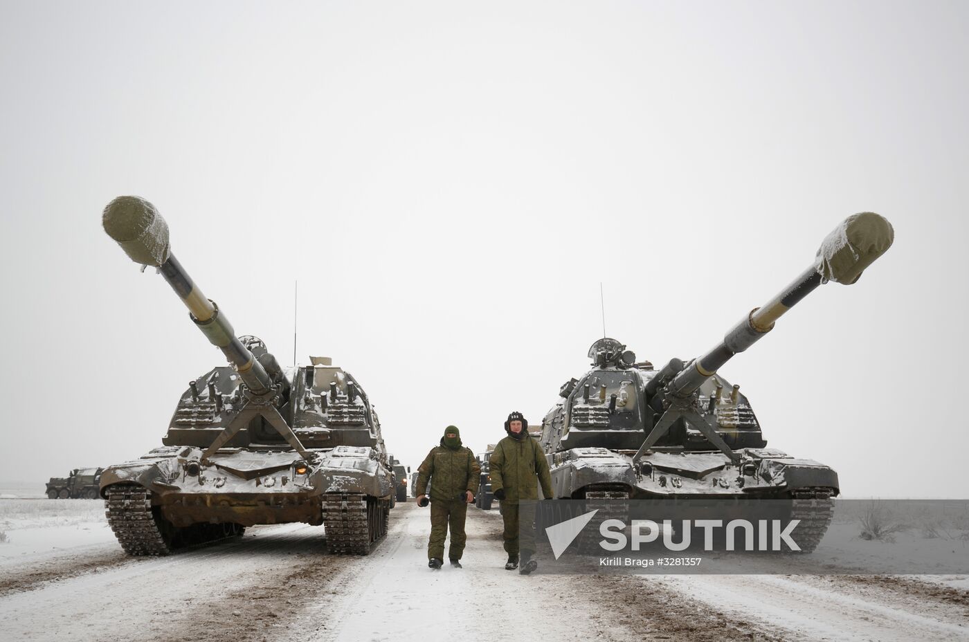 Rehearsal of parade for 75th anniversary of Battle for Stalingrad