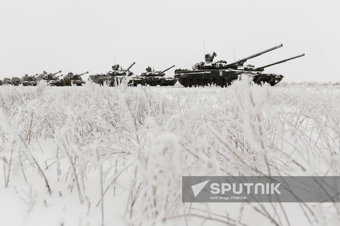 Rehearsal of parade for 75th anniversary of Battle for Stalingrad