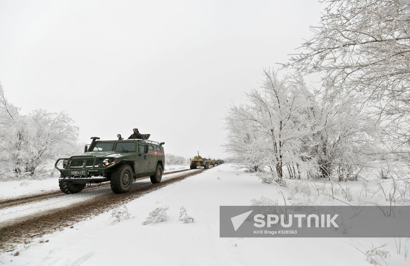 Rehearsal of parade for 75th anniversary of Battle for Stalingrad