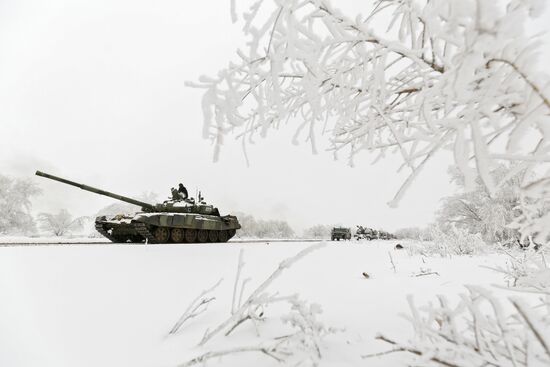 Rehearsal of parade for 75th anniversary of Battle for Stalingrad