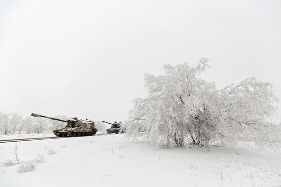 Rehearsal of parade for 75th anniversary of Battle for Stalingrad