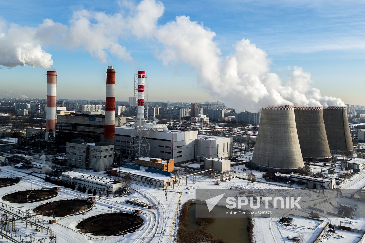 Thermal Power Plant-21 in Moscow