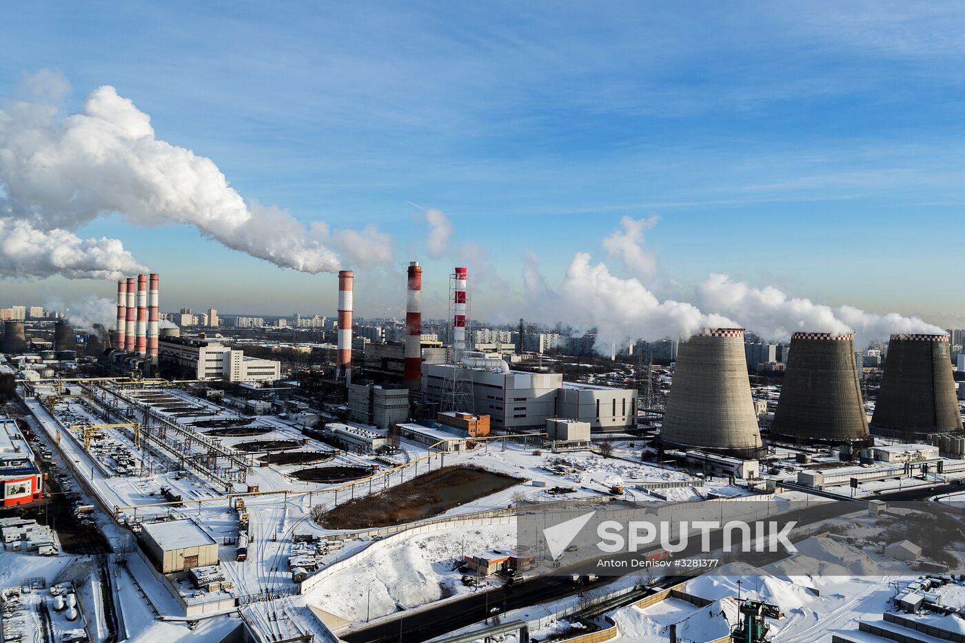 Thermal Power Plant-21 in Moscow