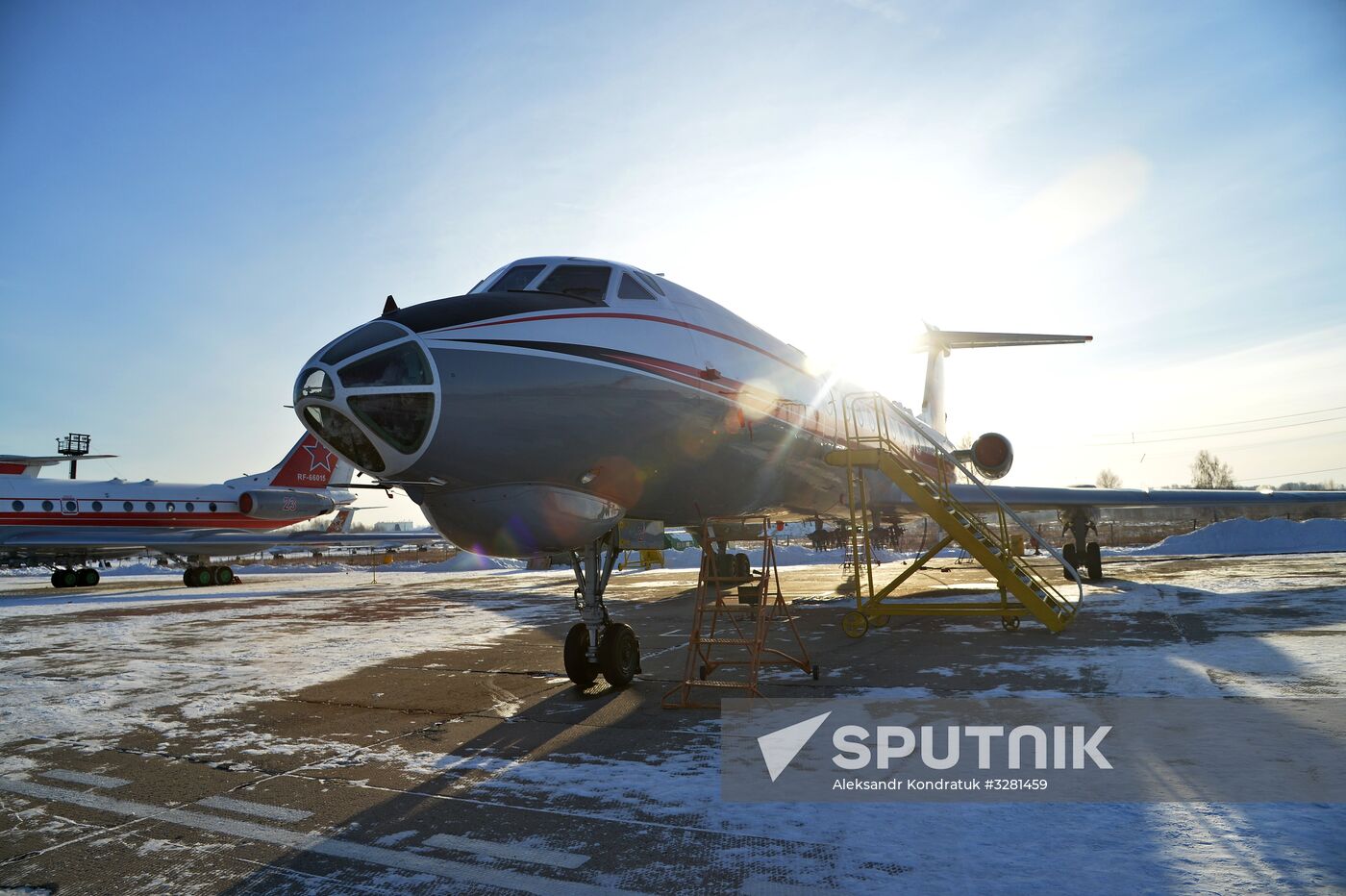 Exercises of cadets of military academy of navigators in Chelyabinsk