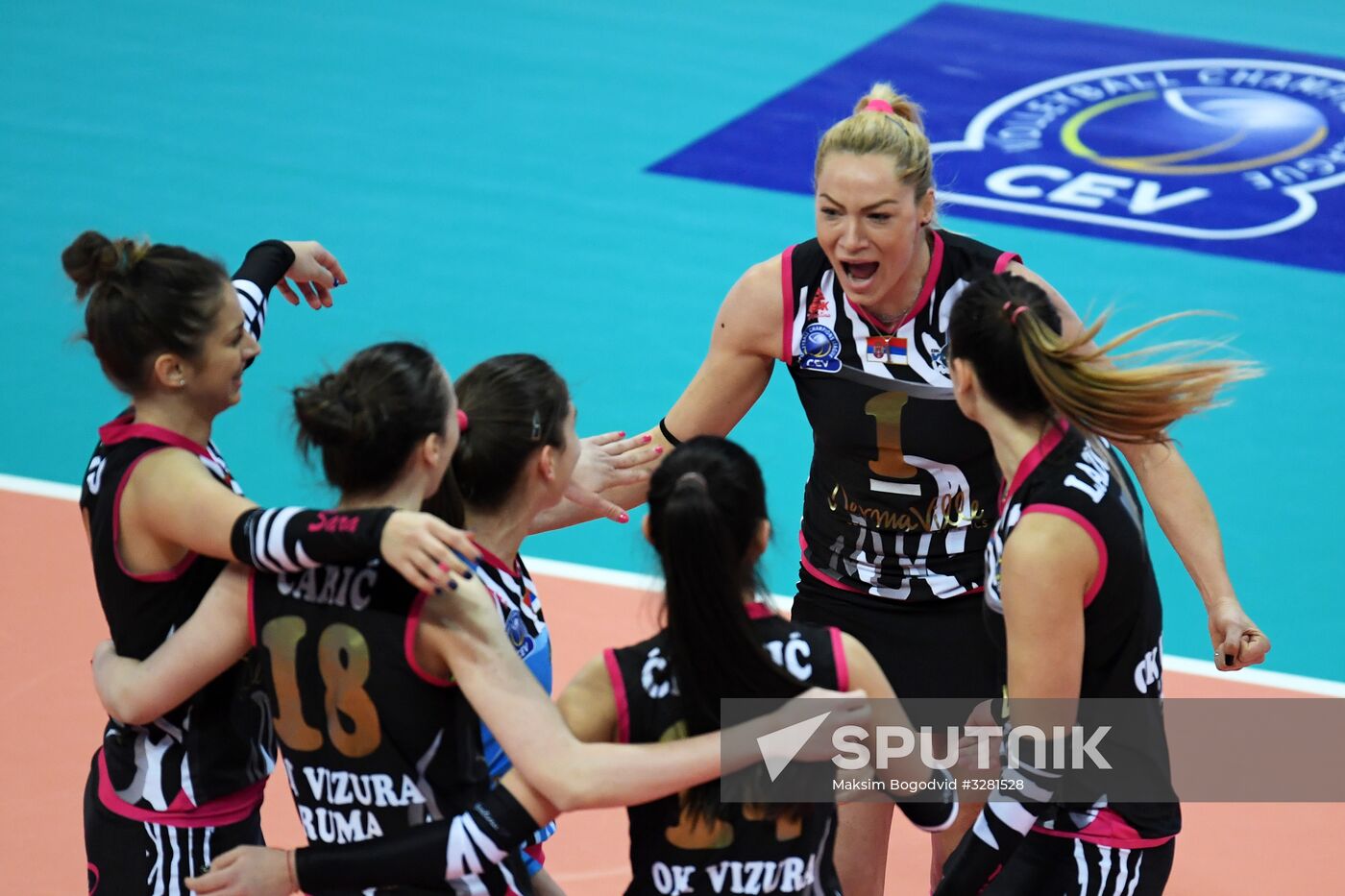 Voleyball. Champions League. Women. Dynamo-Kazan vs Vizura