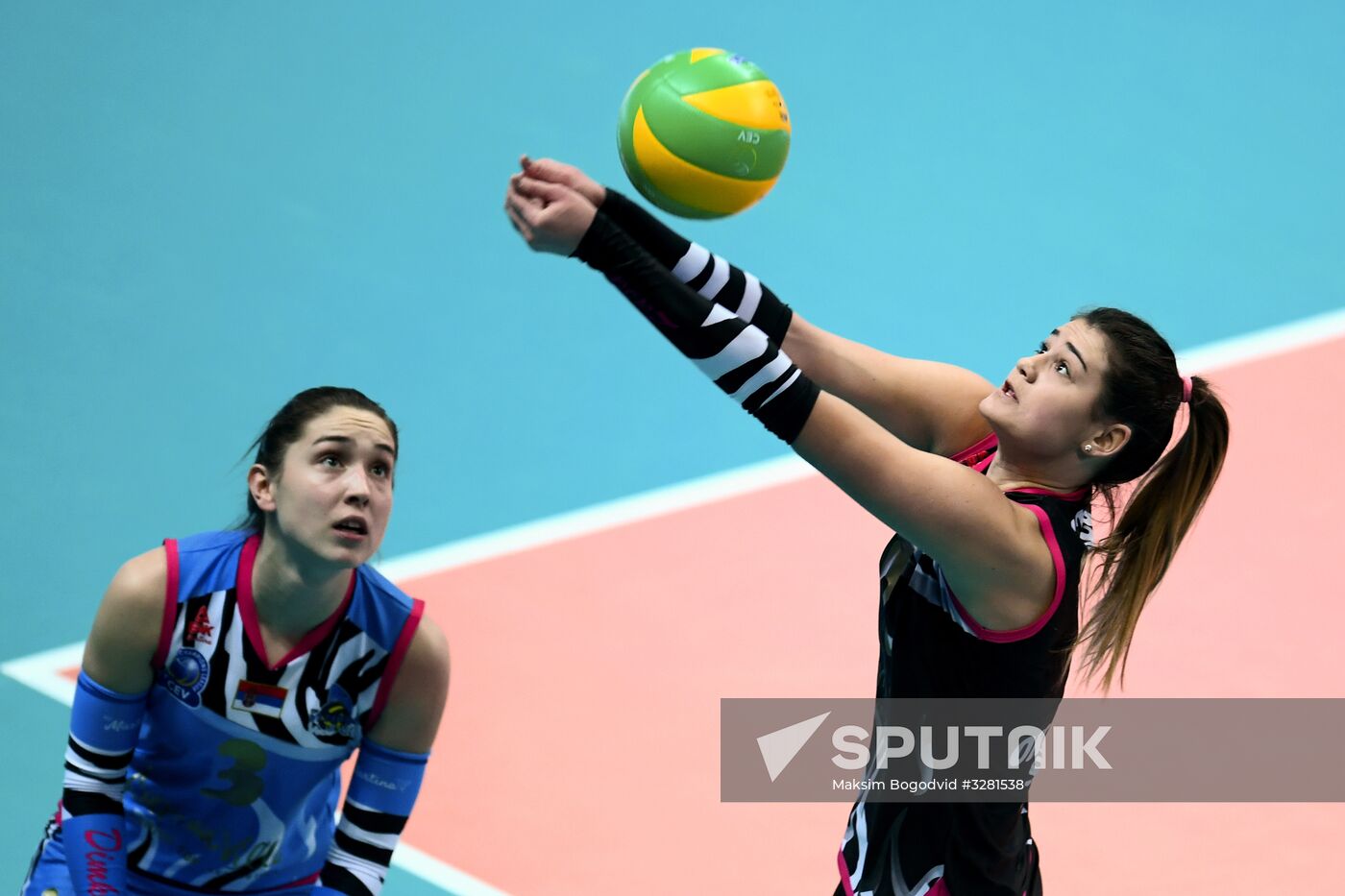 Voleyball. Champions League. Women. Dynamo-Kazan vs Vizura