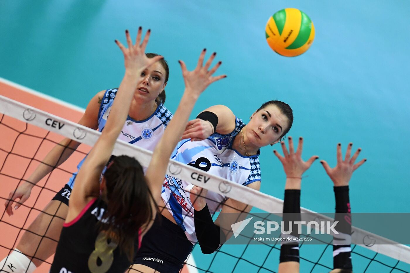 Voleyball. Champions League. Women. Dynamo-Kazan vs Vizura