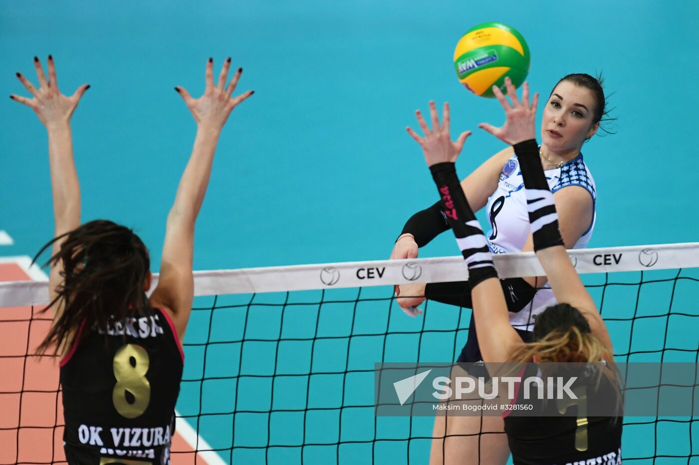 Voleyball. Champions League. Women. Dynamo-Kazan vs Vizura