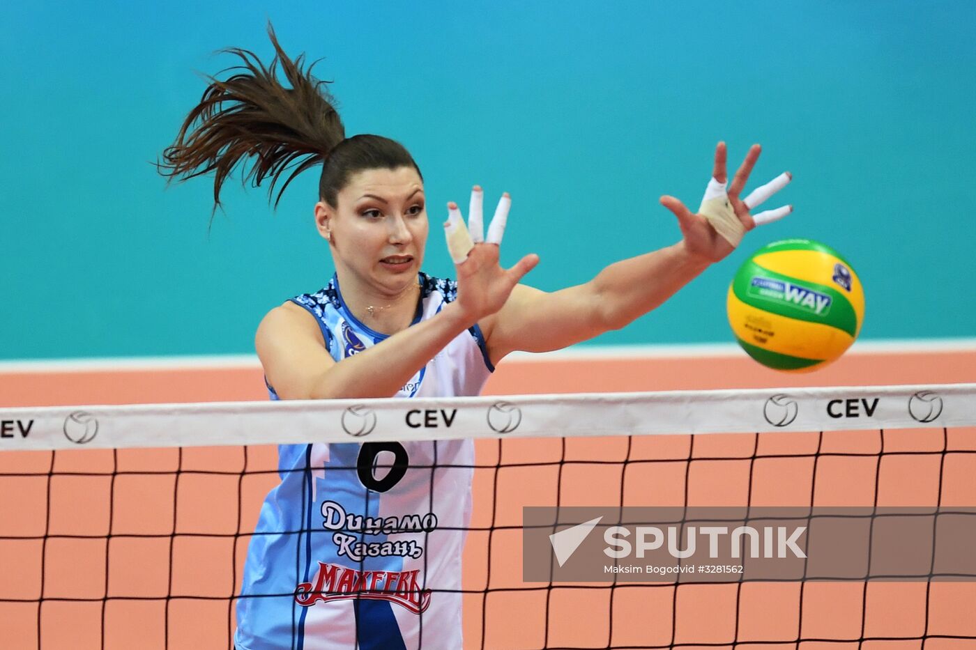 Voleyball. Champions League. Women. Dynamo-Kazan vs Vizura