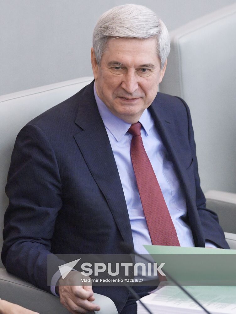 State Duma plenary meeting