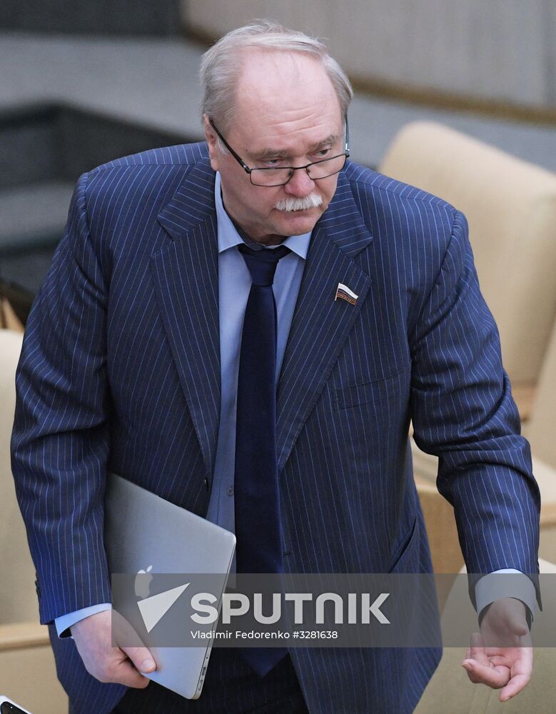 State Duma plenary meeting