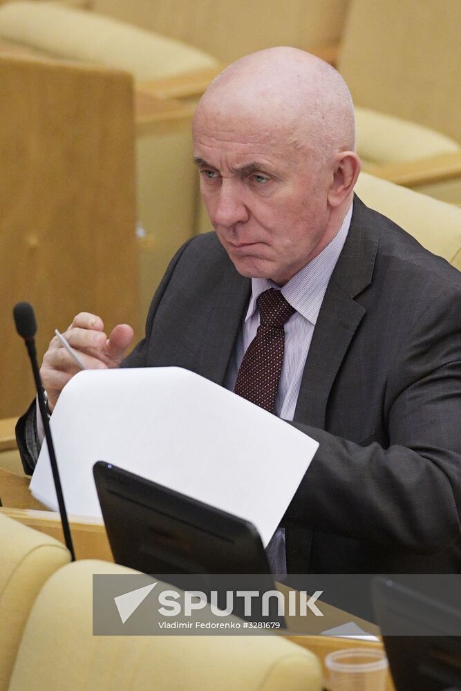 State Duma plenary meeting
