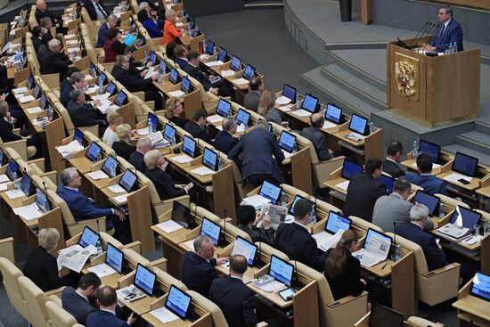 State Duma plenary meeting