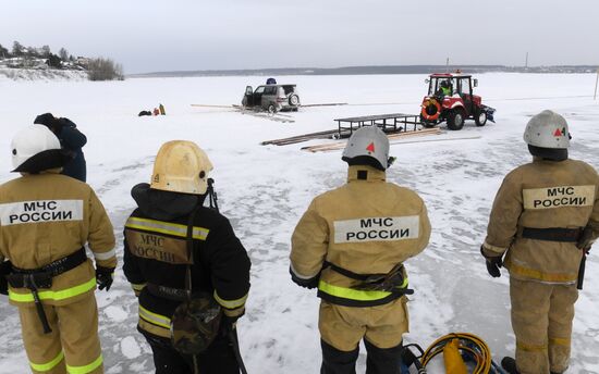 EMERCOM drill in Kazan