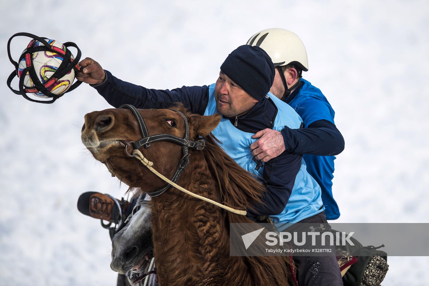 Horseball tournament in Kyrgyz Republic